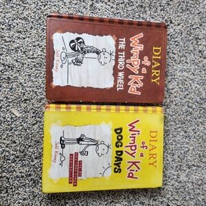 Diary‎ Of A Wimpy Kid Lot Of 2 Dog Days The Third Wheel Children